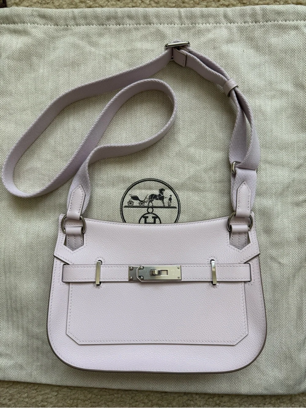 Hermes Mini Jypsiere Evercolor Mauve